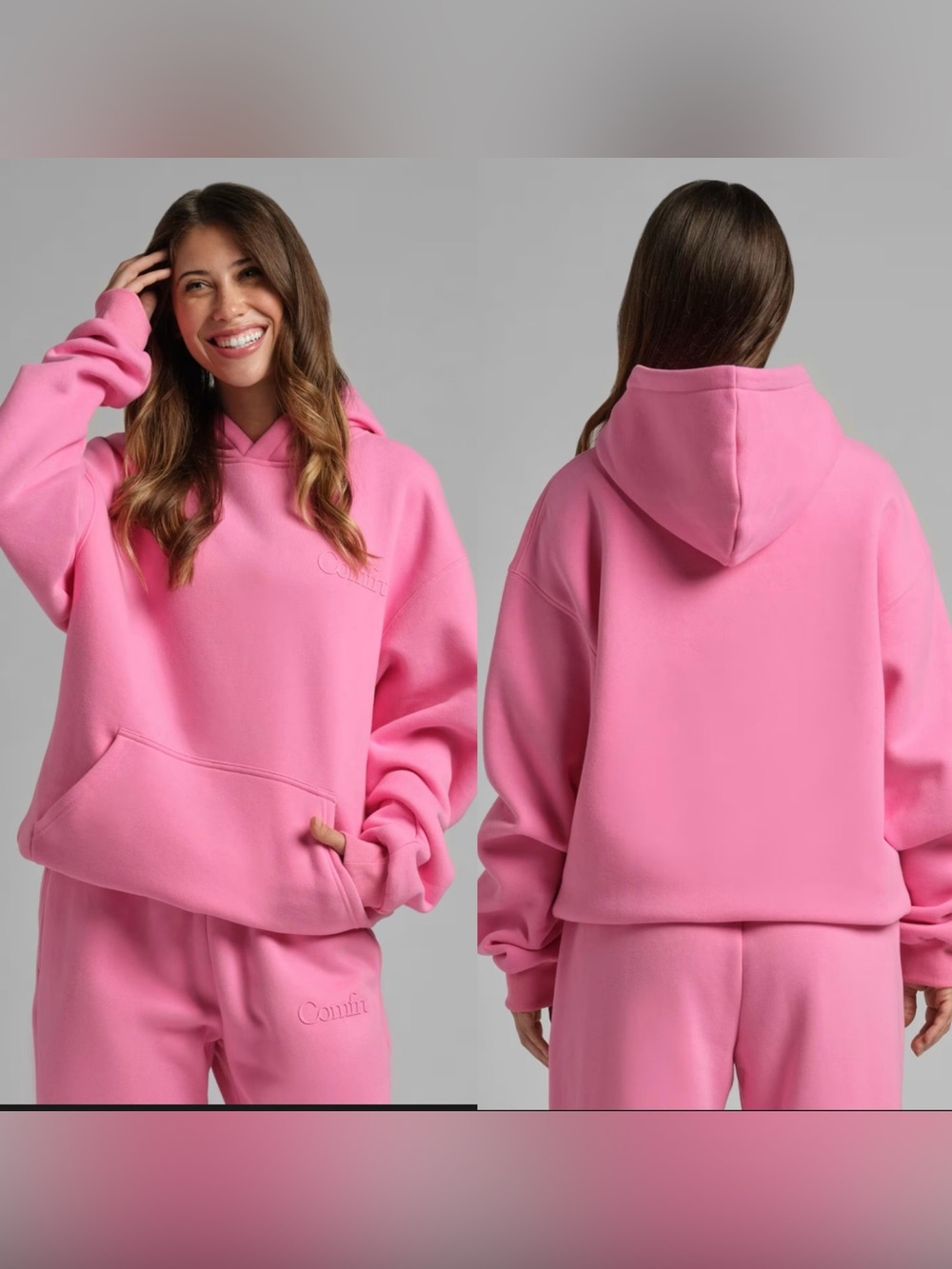 Comfrt Minimalist Hoodie- Sorbet
